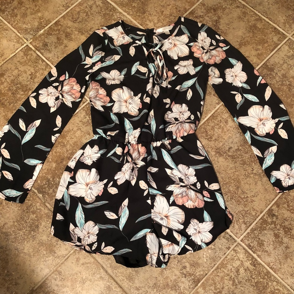 Classy Floral Romper